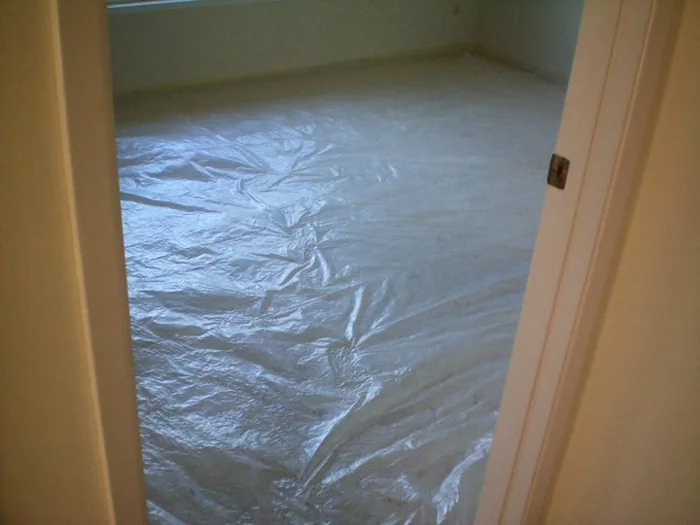 Residential drywall repair finished and paint-ready